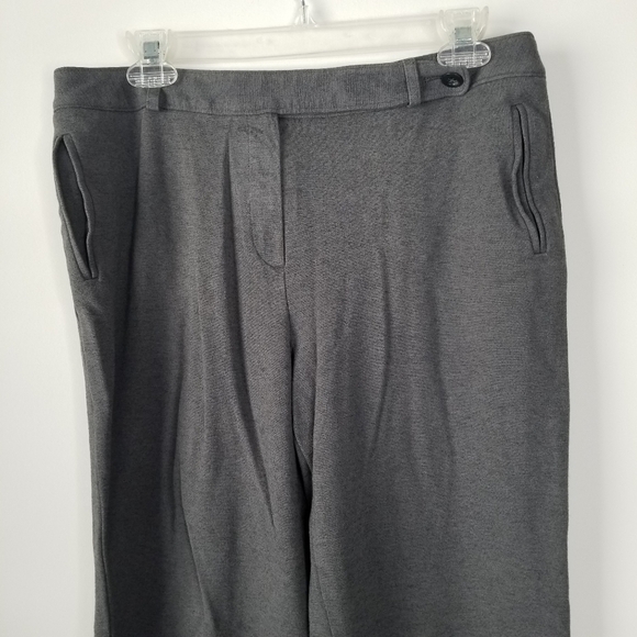 Talbots Gray Stretch Trousers Size 12 - Picture 12 of 13